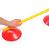 Set Suporte Zastor 50 Cones com espadas Ag-505C Laranja/Vermelho/Amarelo/Verde/Azul Pack