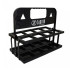Porta-garrafas dobrável Moe-8 Preto Zastor