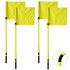 Set Zastor 4 Euro Faixas de canto flexíveis Amarelo Pack