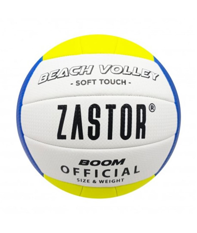 Balle Beach volley Zastor de Boom Blanc/Bleu/Jaune