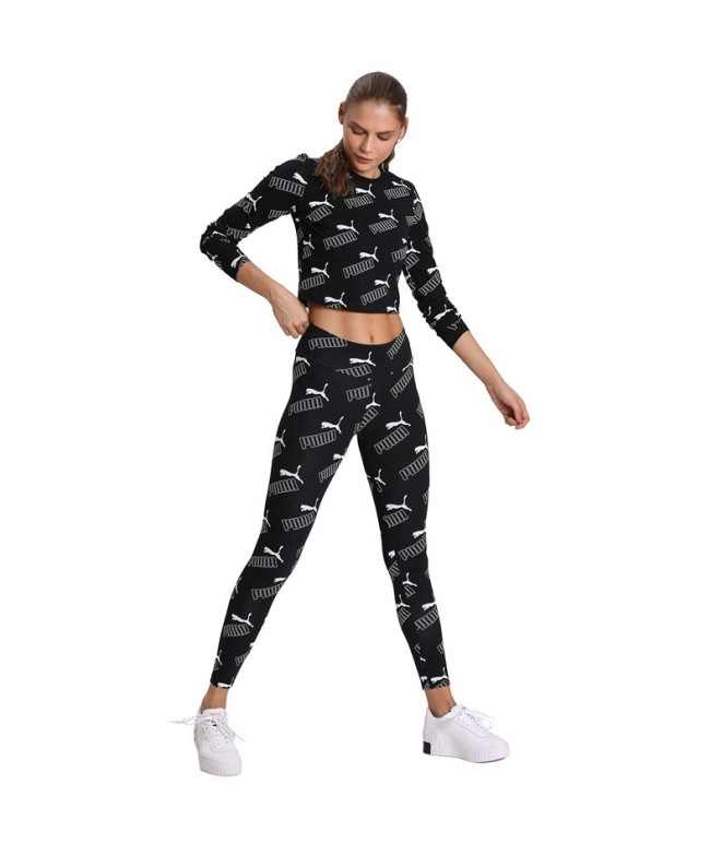 Sportswear Puma Amplified AOP LS Fitted T-Shirt