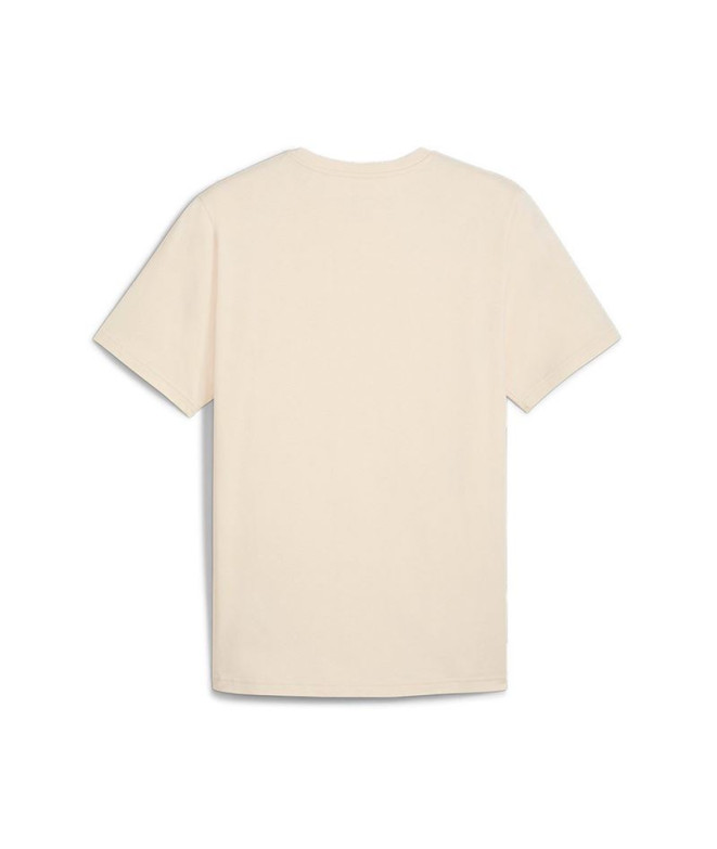 Camiseta Homem Puma Ess Tape Minimal Gold Creme