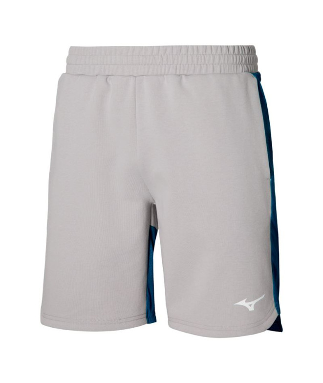 Calça Fitness Mizuno Homem Meia-calça de malha cinzenta da Athletics