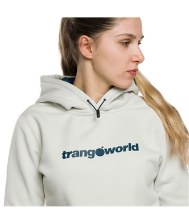Sweat Trangoworld Femme Menthe Poppi/Vert foncé