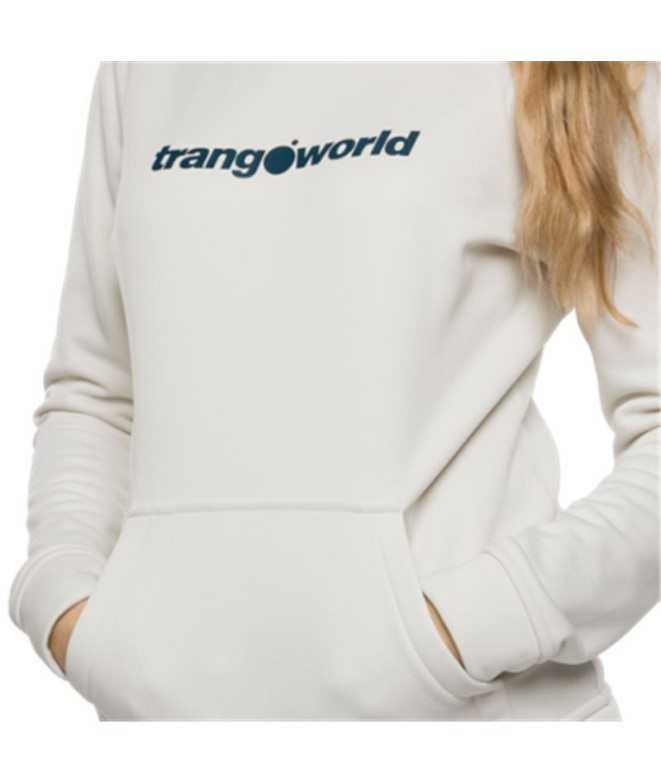 Sweat Trangoworld Femme Menthe Poppi/Vert foncé