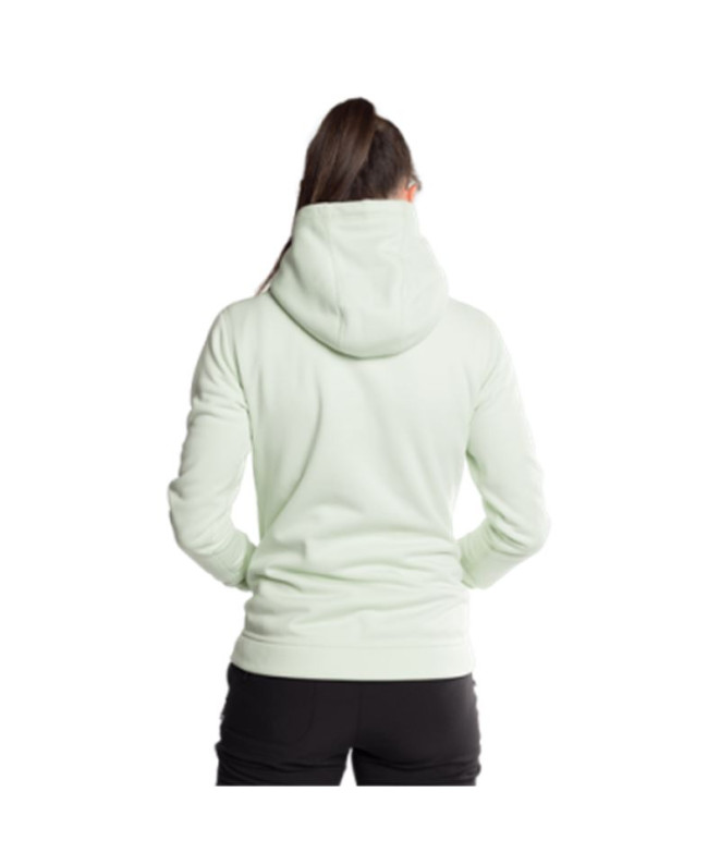 Sudadera Trangoworld Poppi Mujer Blanco/Verde Hoja