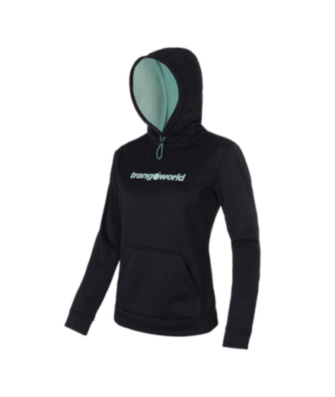 Sudadera Trangoworld Poppi Mujer Negro/Agua