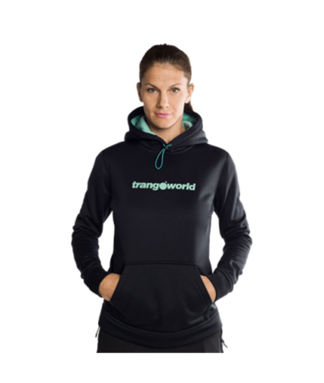 Sweat Trangoworld Femme Poppi Noir/Eau