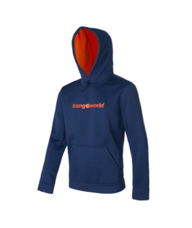 Sudadera Trangoworld Login Hombre Azul/Naranja
