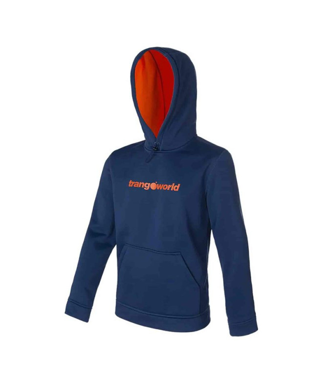 Sweat Trangoworld Enfant Kura Rouge Orange/Bleu