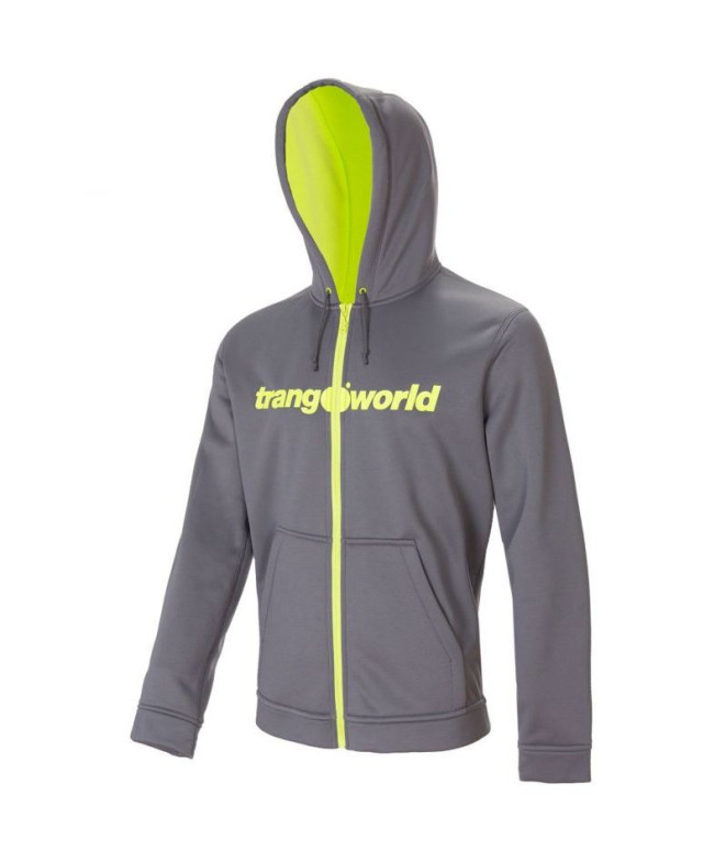 Veste Trangoworld Homme Ripon Gris/Citron vert