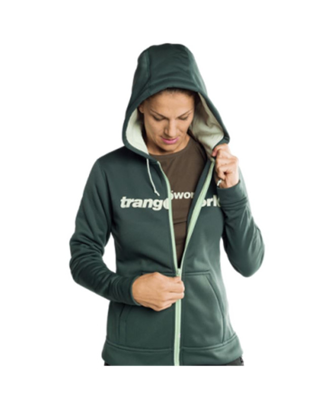 Veste Trangoworld Femme Feuille de Liena/Menthe...