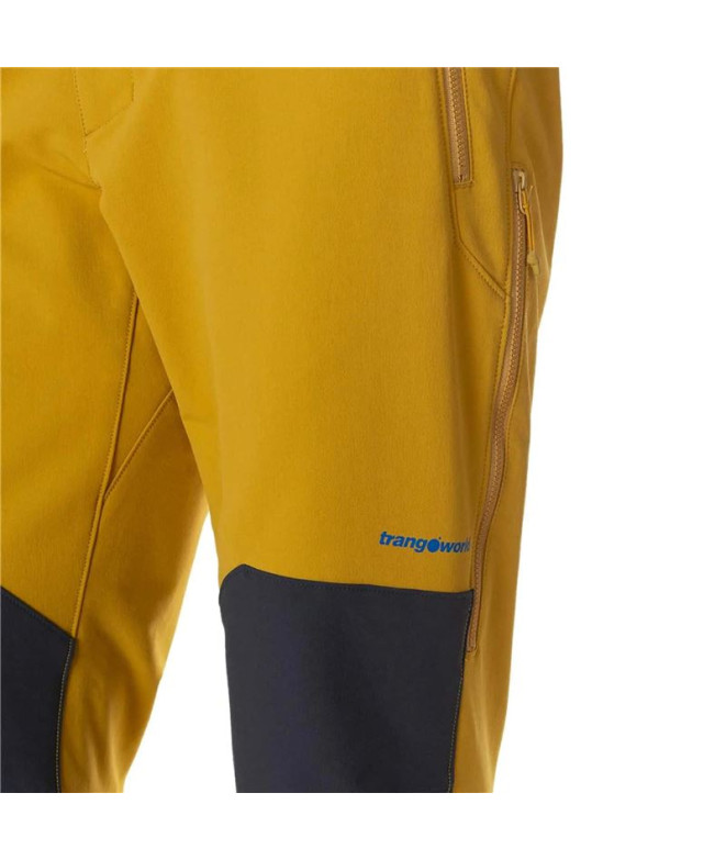 Pantalon Trangoworld Homme Long Mourelle Dr Jaune