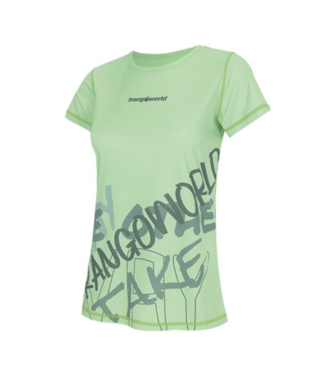 Camiseta Trail Trangoworld Mulher de Laurel Menta