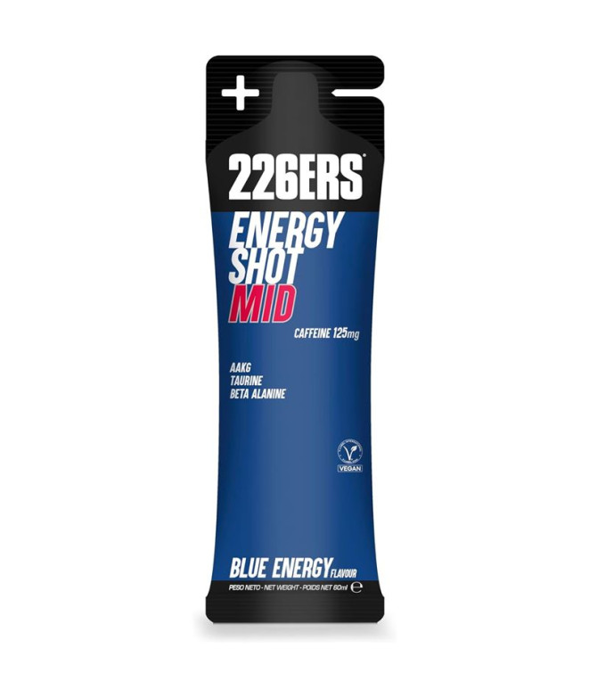 Bebida 22ERS Energy Shot Stick 60 ml Blue Energy Mid 125mg