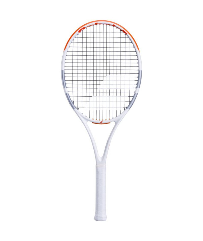 Raquete Tênis Babolat da Evo Strike S Branco/Cinza/Laranja