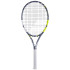 Raquete Tênis Babolat de Evo Aero Lite S Branco/Cinza/Amarelo