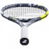 Raquete Tênis Babolat de Evo Aero Lite S Branco/Cinza/Amarelo