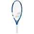 Raquete Tênis Babolat Infantil de Jr 21 Wim S Branco/Azul