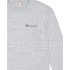 Camiseta Champion Homem T-shirt de manga comprida com gola redonda Cinzento