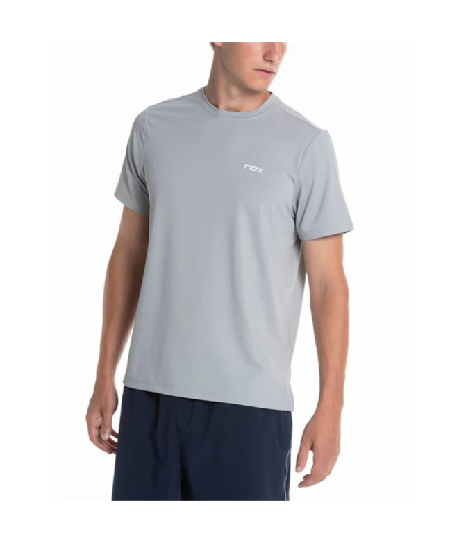 Camiseta de pádel Nox Team Regular Hombre Gris
