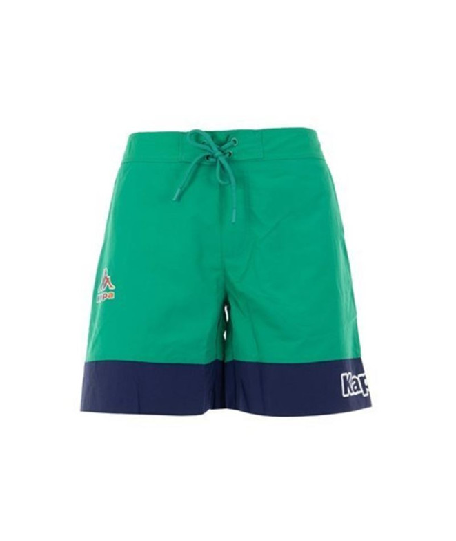 Bañador Kappa Fuxom Hombre Verde Grass/Azul Medieval