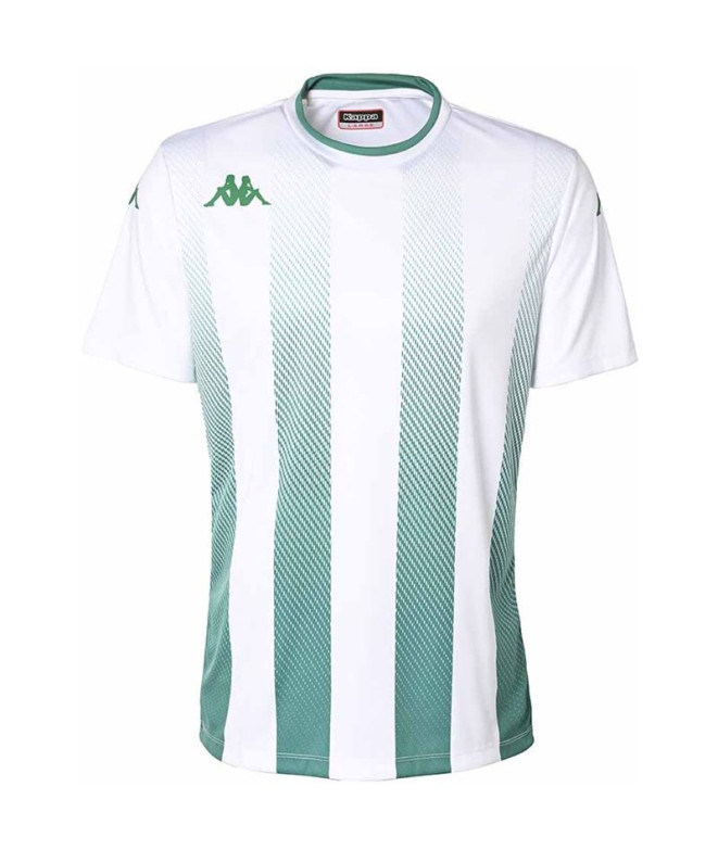 Camiseta Futebol Kappa Homem Bugo branco/verde