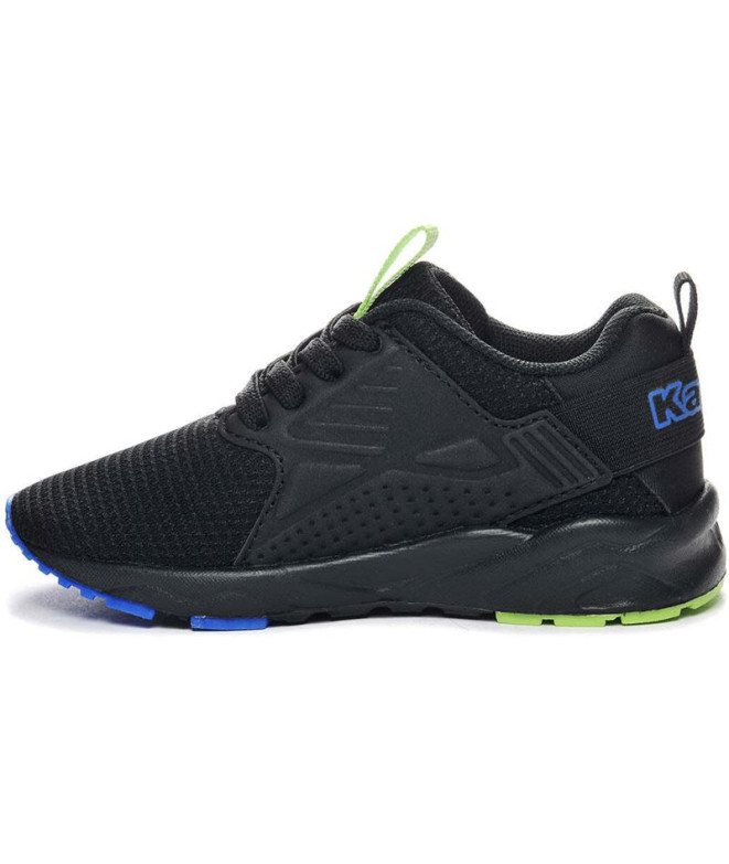 Zapatillas Kappa San Puerto El Inf Bb Infantil Negro/Azul Royal/Rojo