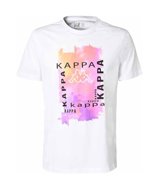 Camiseta Kappa Emiro Tbar Blanco Homem