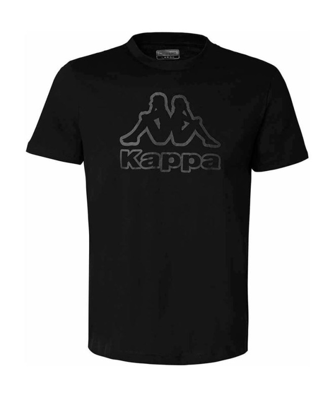 Camiseta Kappa Cremy Korporate Negro Hombre