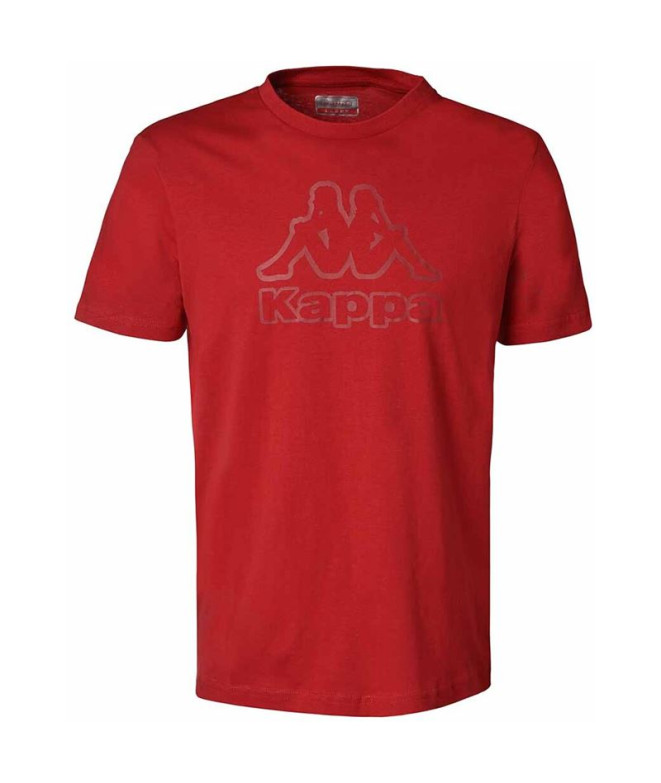 Camiseta Kappa Cremy Korporate Rojo Chily Pepper Hombre