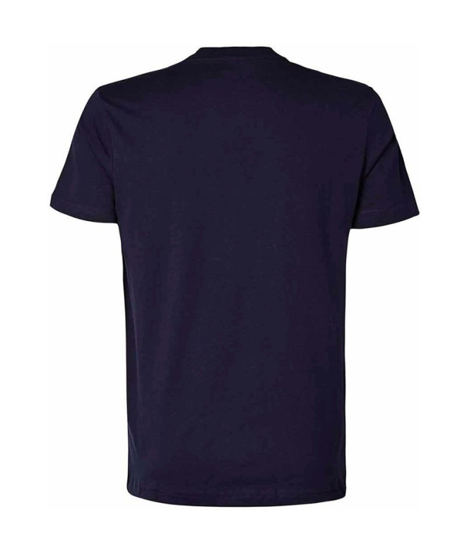 Camiseta Kappa Cremy Korporate Blue Marine Homem