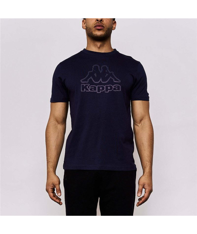 Camiseta Kappa Cremy Korporate Blue Marine Homem