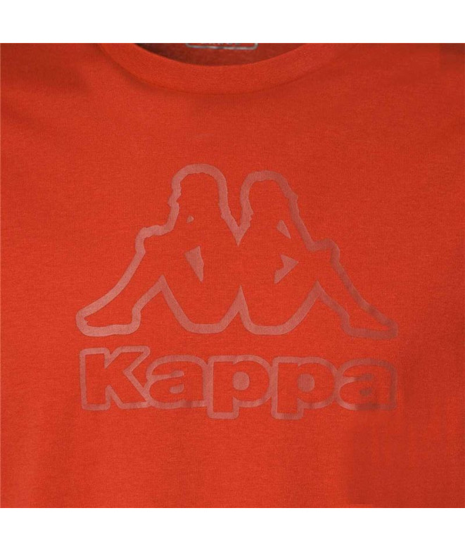 Camiseta Kappa Cremy Korporate Red Mid Coral Homem