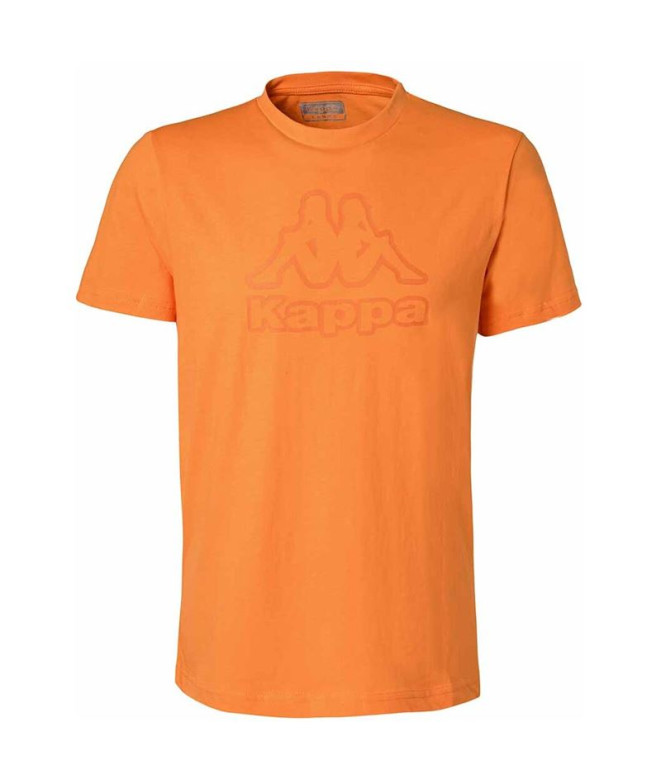 Camiseta Kappa Cremy Korporate Naranja Popsicle Hombre