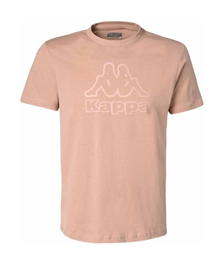 Camiseta Kappa Cremy Korporate Pink Misty Homem