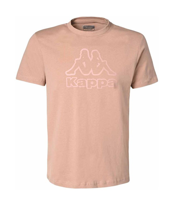 Camiseta Kappa Cremy Korporate Pink Misty Hombre