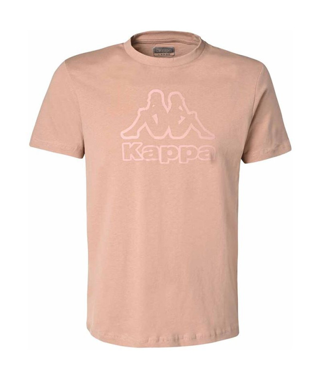 Camiseta Kappa Cremy Korporate Pink Misty Homem