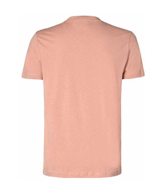 Camiseta Kappa Cremy Korporate Pink Misty Homem