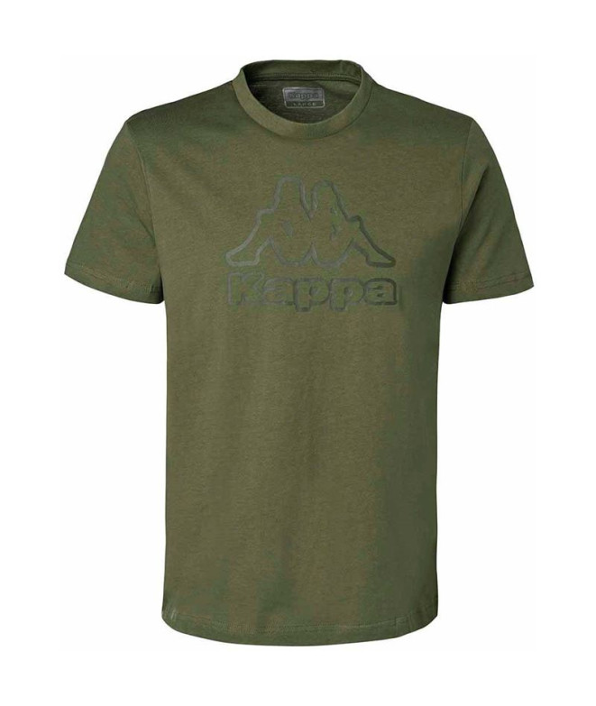 Camiseta Kappa Cremy Korporate Verde Olive Hombre