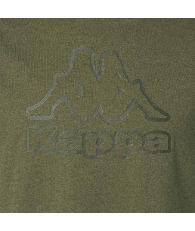 Camiseta Kappa Cremy Korporate Verde Azeitona...