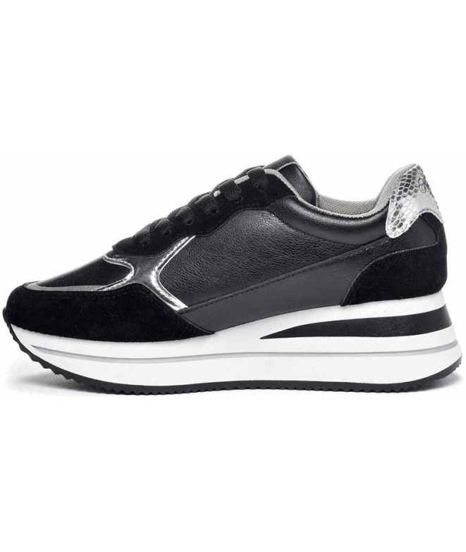 Zapatillas Kappa Geena Mujer Negro/Gris Silver