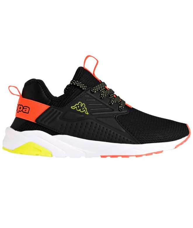 Chaussures SAN PUERTO LACE JR Noir Orange