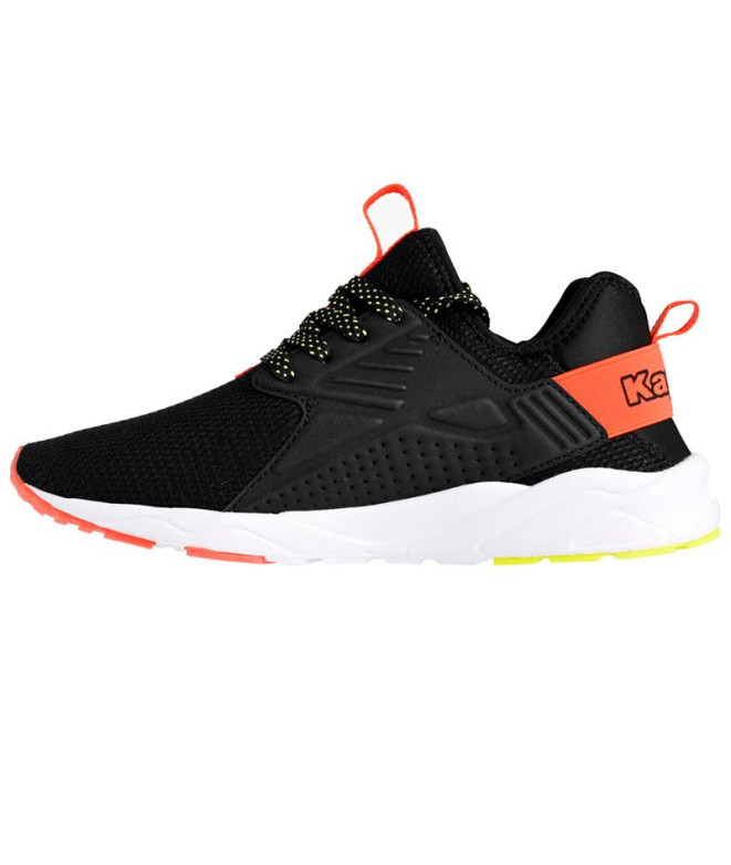 Chaussures SAN PUERTO LACE JR Noir Orange
