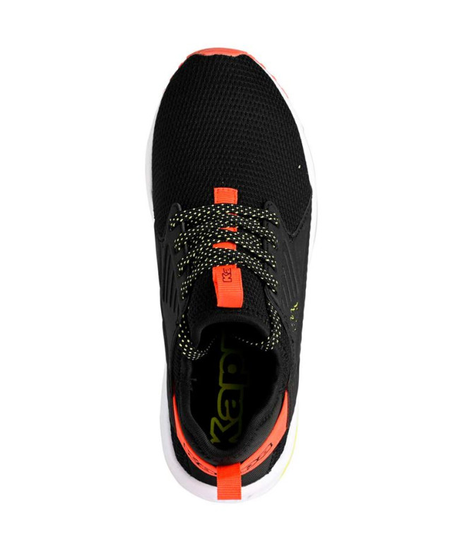 Chaussures SAN PUERTO LACE JR Noir Orange