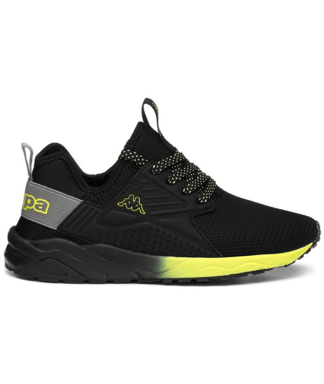 Chaussures SAN PUERTO LACE JR Noir Jaune