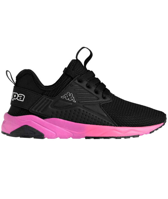 Chaussures SAN PUERTO LACE JR Noir Fuchsia