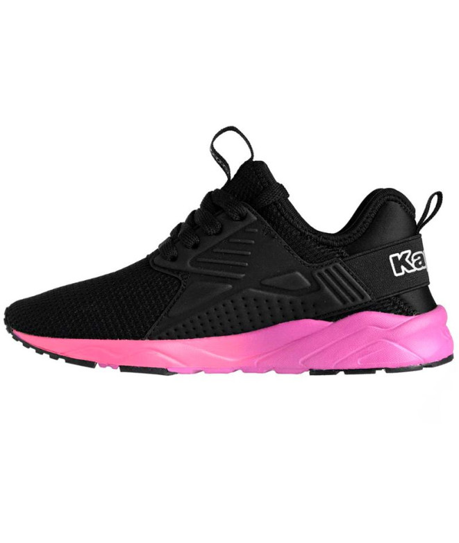 Chaussures SAN PUERTO LACE JR Noir Fuchsia