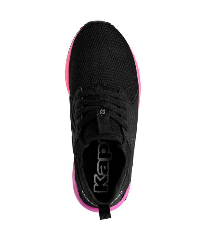 Chaussures SAN PUERTO LACE JR Noir Fuchsia