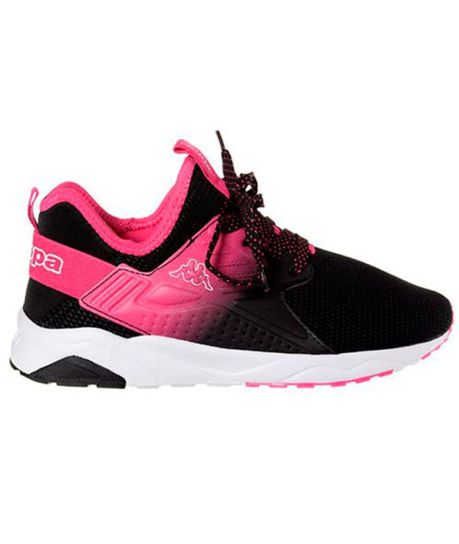 Zapatillas Kappa San Puerto Lace Negro Fucsia Infantil